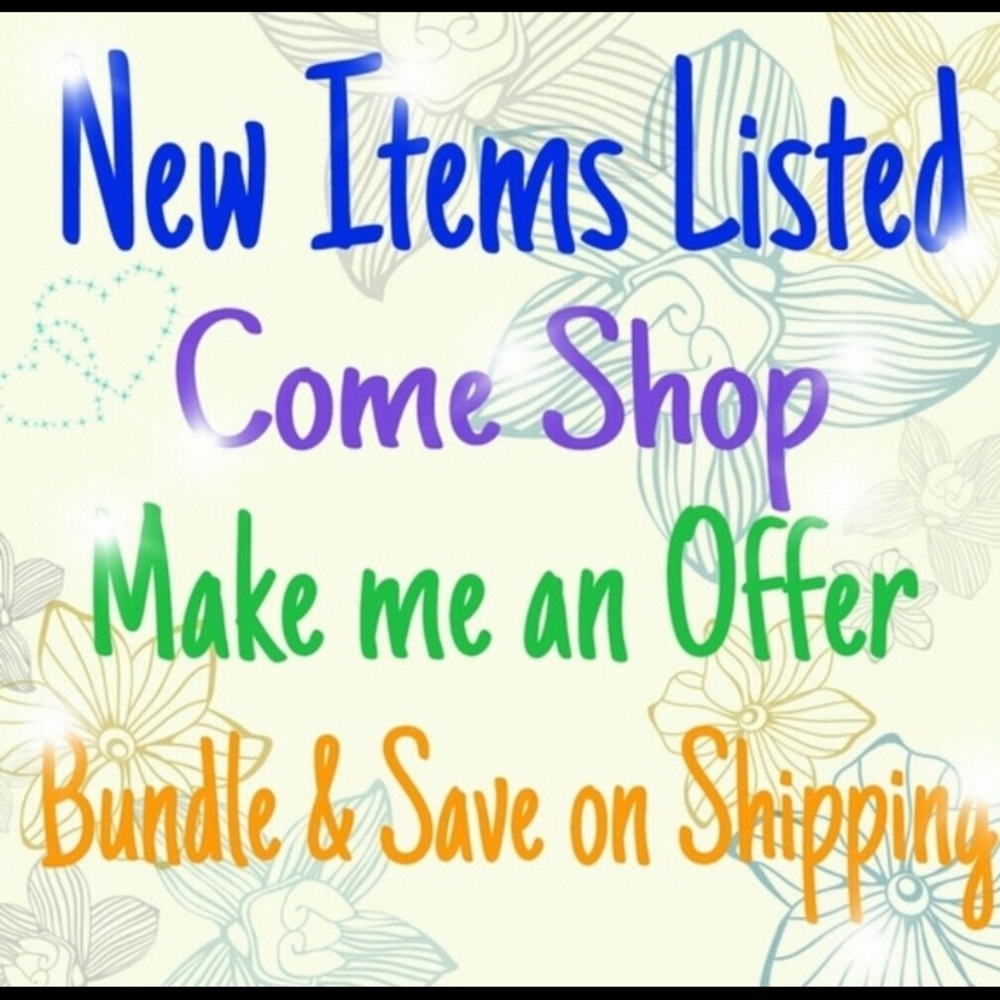Feel free to make an offer..//.  Bundles welcome to save on shipping!! Discount